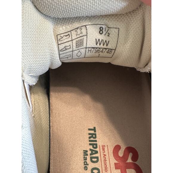 SAS Shoes Free Time Walking Tripad Comfort Women 8.5WW Beige Lace Up Leather EUC - Picture 6 of 7